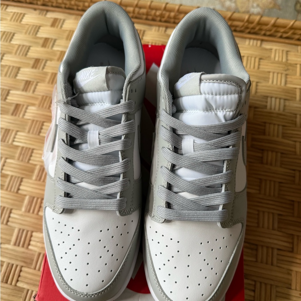 Nike dunk low grey fog men size 10